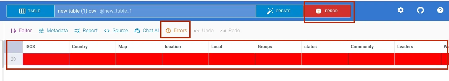 INVALID FILE AFTER FIXING ERRORS